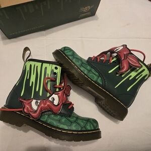 Dr. Martens Teenage Mutant Ninja Turtles Kids/Toddler Boots Limited Edition